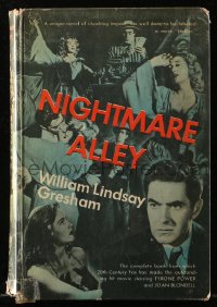 8h242 NIGHTMARE ALLEY hardcover book 1948 William Lindsay Gresham's carnival sideshow novel!