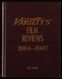 8h124 VARIETY'S FILM REVIEWS 1964-1967 hardcover book 1988 filled with great movie information!