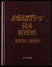 8h126 VARIETY'S FILM REVIEWS 1978-1980 hardcover book 1988 filled with great movie information!