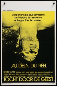 8j468 ALTERED STATES Belgian 1982 William Hurt, Paddy Chayefsky, Ken Russell, sci-fi!
