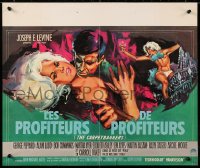 8j479 CARPETBAGGERS Belgian 1964 different Ray art of sexy Carroll Baker & George Peppard!
