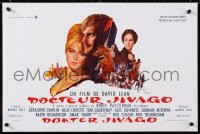 8j495 DOCTOR ZHIVAGO Belgian R1970s Omar Sharif, Julie Christie, David Lean, great montage!