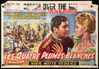 8j501 STORM OVER THE NILE Belgian 1956 Laurence Harvey, Anthony Steele, Mary Ure, Justice!