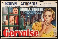 8j502 GERVAISE Belgian 1956 Maria Schell, an unusual love story directed by Rene Clement!