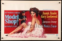 8j530 MODEL SHOP Belgian 1969 Jacques Demy, Gary Lockwood, super sexy Anouk Aimee!