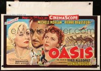 8j534 OASIS Belgian 1956 sexy Michele Morgan, Pierre Brasseur, directed by Yves Allegret!