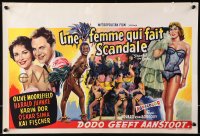 8j551 SKANDAL UM DODO Belgian 1959 Eduard von Borsody, sexy Olive Morrhead in the title role!