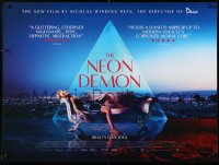 8j257 NEON DEMON advance DS British quad 2016 Nicolas Winding Refn, creepy image, beauty is vicious!