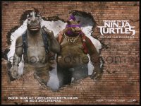 8j274 TEENAGE MUTANT NINJA TURTLES OUT OF THE SHADOWS teaser DS British quad 2016 different!