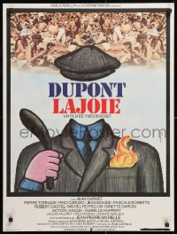 8j600 COMMON MAN French 23x30 1977 Yves Boisset's Dupont Lajoie, Rene Ferracci art!