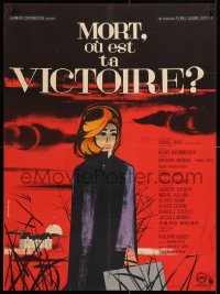 8j602 DEATH WHERE IS YOUR VICTORY French 22x30 1964 Mort, Ou Est Ta Victoire?