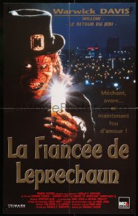 8j631 LEPRECHAUN 2 video French 20x32 1994 Warwick Davis, creepy image of the Leprechaun!