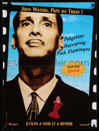 8j712 JOHN WATERS FILM FESTIVAL French 16x21 1997 great huge image of director Waters, Divine!