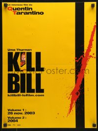 8j715 KILL BILL VOL 1/KILL BILL VOL 2 teaser French 16x21 2004 Quentin Tarantino, Uma Thurman, cool!