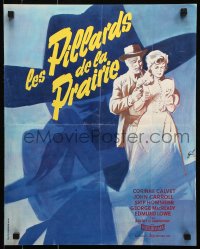 8j750 PLUNDERERS OF PAINTED FLATS French 17x21 1961 Corinne Calvet & John Carroll, raiders with a hired gun!