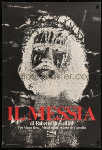 8j792 IL MESSIA Italian 1sh 1975 directed by Roberto Rossellini, cool design by Giulio C.!