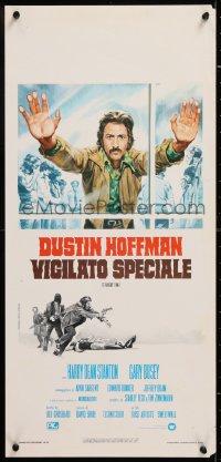 8j906 STRAIGHT TIME Italian locandina 1978 Dustin Hoffman, Theresa Russell, art by Mario Piovano!