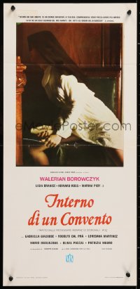 8j919 WITHIN A CLOISTER Italian locandina 1978 Borowczyk's Interno di un convento, nunsploitation!
