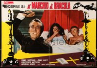 8j942 SCARS OF DRACULA Italian 18x26 pbusta 1971 vampire Christopher Lee, Hammer horror!