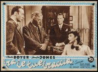 8j956 CLUNY BROWN Italian 14x19 pbusta 1947 Boyer, Jennifer Jones, directed by Ernst Lubitsch!