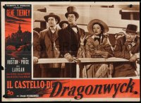 8j960 DRAGONWYCK Italian 14x19 pbusta 1947 beautiful Gene Tierney, Price, Ernst Lubitsch!