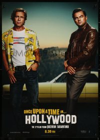 8j145 ONCE UPON A TIME IN HOLLYWOOD teaser Japanese 2019 Brad Pitt and Leonardo DiCaprio, Tarantino!