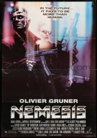 8j028 NEMESIS Lebanese 1993 Olivier Gruner, cool sci-fi, it pays to be more than human!