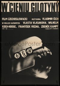 8j347 KEY Polish 22x33 1972 Klic, WWII, Frantisek Vicena, Erol art of Nazi skull helmet creature!