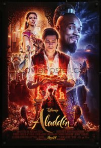 8k521 ALADDIN advance DS 1sh 2019 Walt Disney, Ritchie, Smith as the Genie, Massoud in title role!