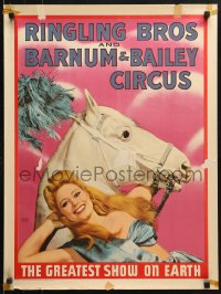 8k006 RINGLING BROS & BARNUM & BAILEY CIRCUS 21x28 circus poster 1944 Maxwell Frederic Coplan!