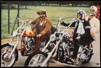 8k240 EASY RIDER 25x37 Dutch commercial poster 1970 Fonda, Nicholson & Hopper on motorcycles!