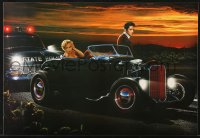 8k251 HOLLYWOOD LEGENDS 15x21 Chilean commercial poster 1990s pulled over by cops!