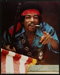 8k260 JIMI HENDRIX 21x27 commercial poster 1971 cool close up of the legendary guitarist!