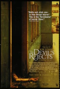 8k611 DEVIL'S REJECTS advance 1sh 2005 July style, directed by Rob Zombie, they must be stopped!