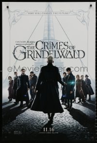 8k631 FANTASTIC BEASTS: THE CRIMES OF GRINDELWALD teaser DS 1sh 2018 who will change the future?