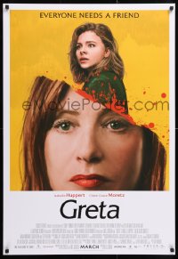 8k674 GRETA advance DS 1sh 2019 Huppert in the title role as Greta Hideg, everyone needs a friend!