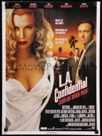 8k201 L.A. CONFIDENTIAL 16x21 German video poster 1997 Basinger, alternate image w/Spacey in white jacket!
