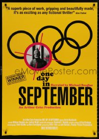 8k837 ONE DAY IN SEPTEMBER int'l 1sh 2000 the 1972 Munich Olympics terrorist attacks!