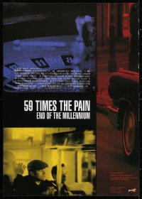 8k294 59 TIMES THE PAIN 20x28 Swedish music poster 1999 End of the Millennium, roulette wheel!
