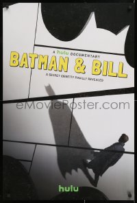 8k183 BATMAN & BILL tv poster 2017 Todd McFarlane, Bob Kane, superhero documentary!