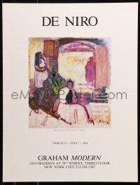 8k167 DE NIRO 18x24 museum/art exhibition 1984 Robert Sr., gorgeous art of Moroccan Women!