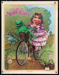 8k422 GREAT MUPPET CAPER 22x28 special poster 1981 Jim Henson, Kermit and Miss Piggy artwork!
