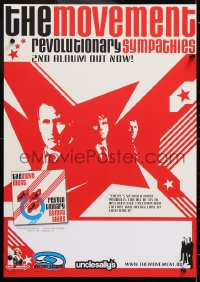 8k342 MOVEMENT 17x24 German music poster 2005 Revolutionary Sympathies, cool band art!
