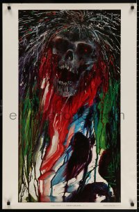 8k077 NIGHT GALLERY 23x35 art print 1972 Fright Night, great Tom Wright horror art!