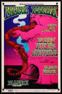 8k346 PROCOL HARUM/BUDDY MILES EXPRESS/BLUES IMAGE 14x22 music poster 1969 1st printing, Irons art!