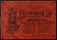 8k347 PROMISE 17x24 music poster 2005 European Winter Tour, many dates and locations, cool art!