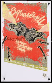 8k355 SQUAREWELL 12x20 German music poster 2005 European Tour, wild art of horses and more!