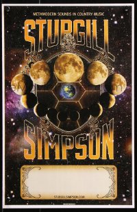 8k357 STURGILL SIMPSON 11x17 music poster 2014 Metamodern Sounds in Country Music!