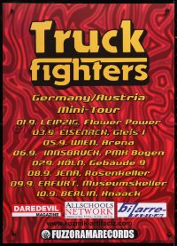 8k361 TRUCKFIGHTERS 20x28 German music poster 2005 Germany/Austria Mini-Tour, different!