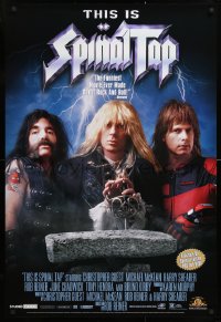 8k207 THIS IS SPINAL TAP 27x40 video poster R2000 Rob Reiner heavy metal rock & roll cult classic!
